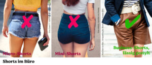 Shorts im Büro: Was geht und was nicht?