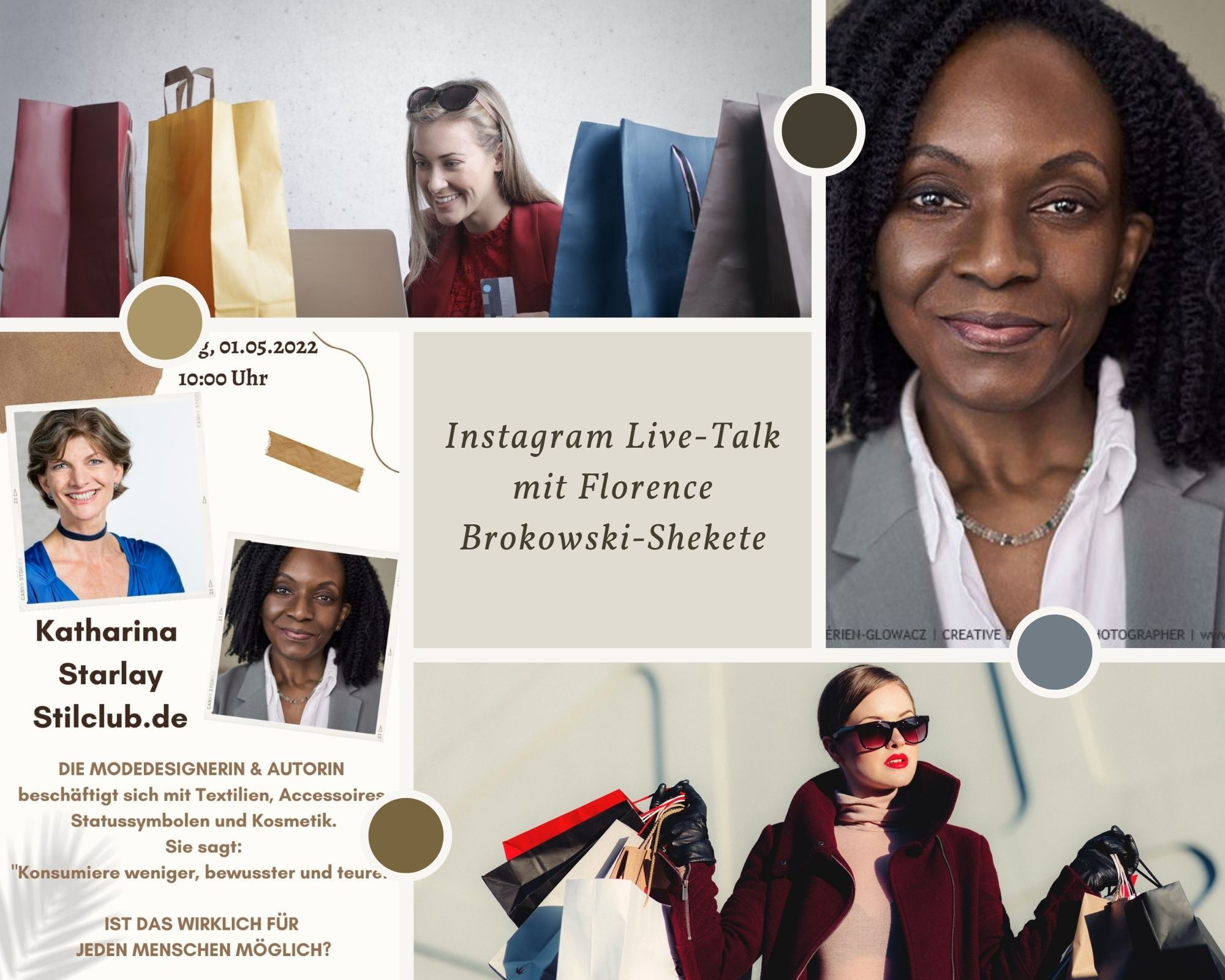 Instagram Live-Talk: Florence Brokowski-Shekete und Katharina Starlay